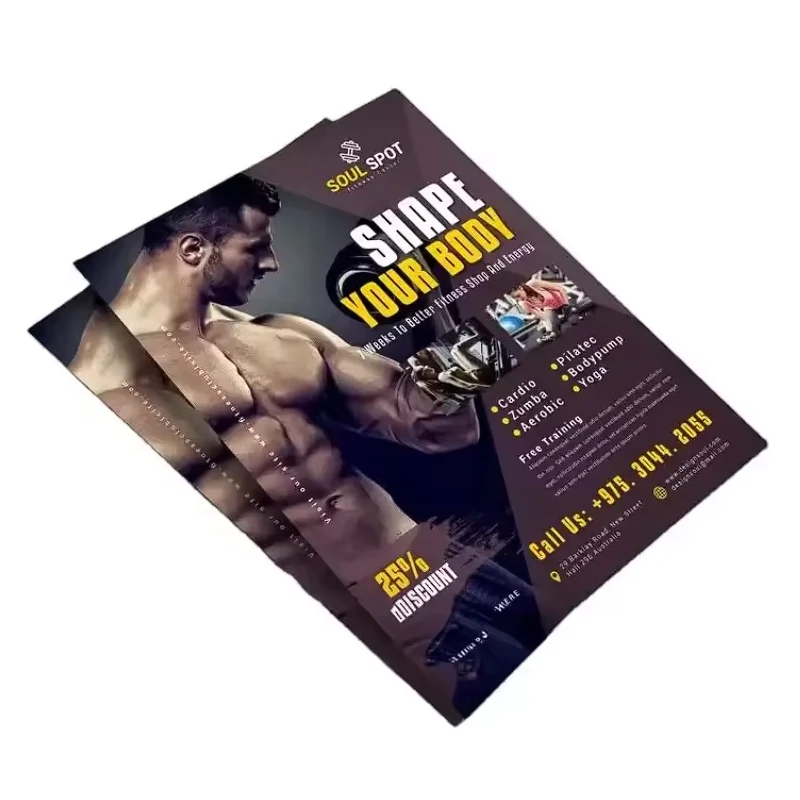 Flyer van 150 g/m2 gecoat papier