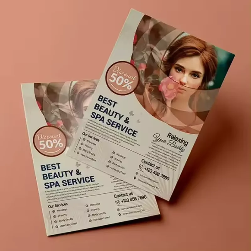 Zakelijke flyer afdrukken brochure flyers reclame