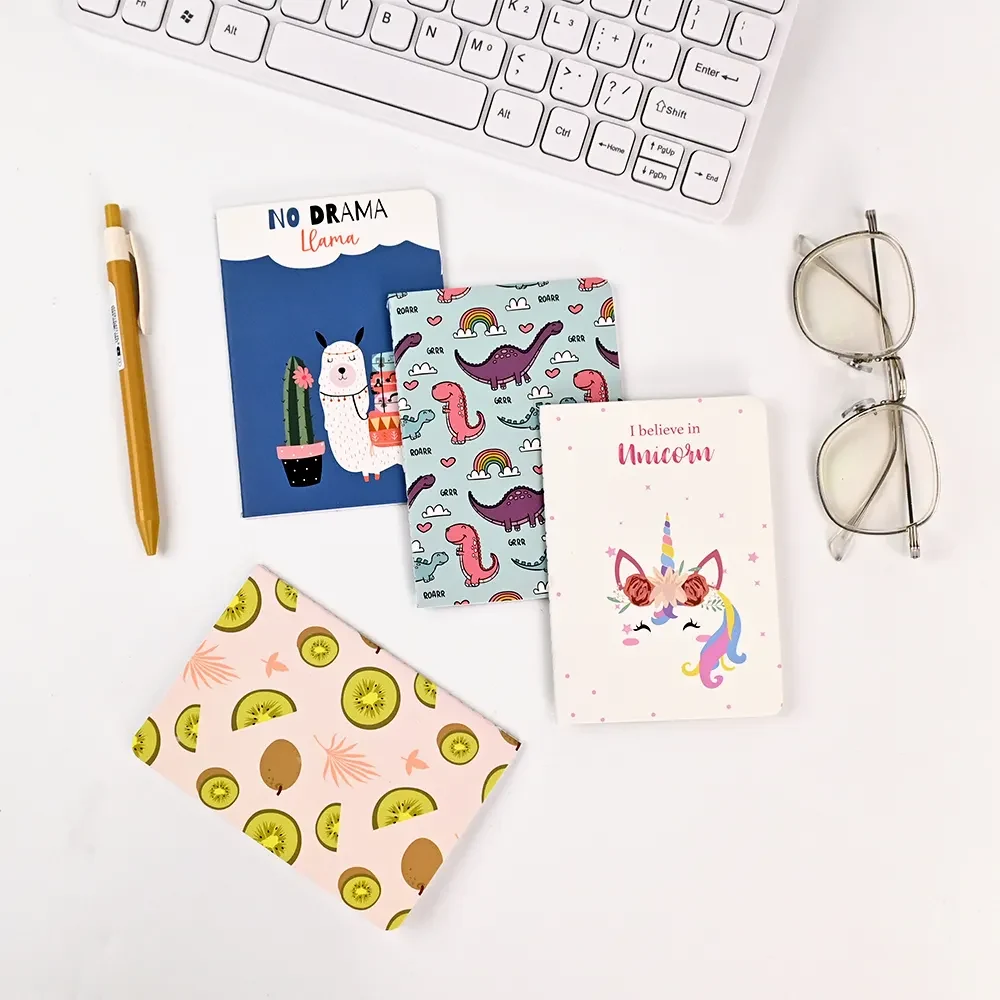 Cartoon Animal Journal School Oefening Samenstelling Notebooks