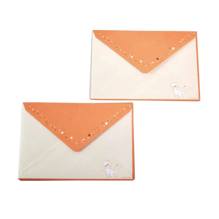 Kleurrijke envelop wenskaarten