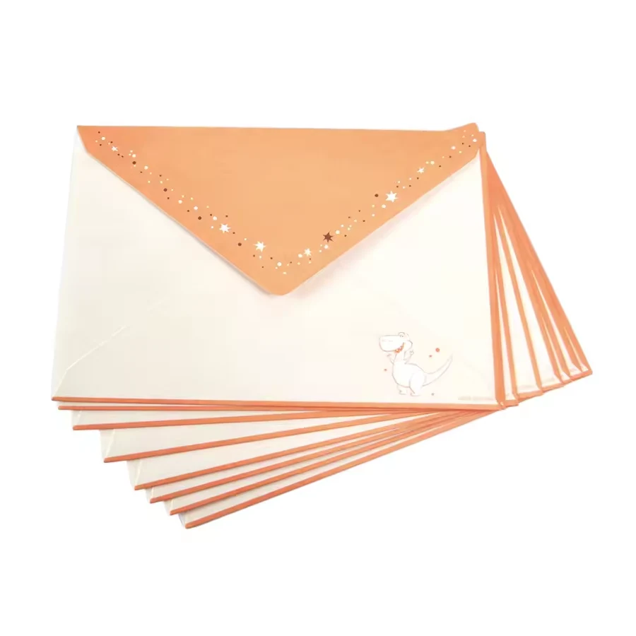 Kleurrijke Vintage papieren envelop