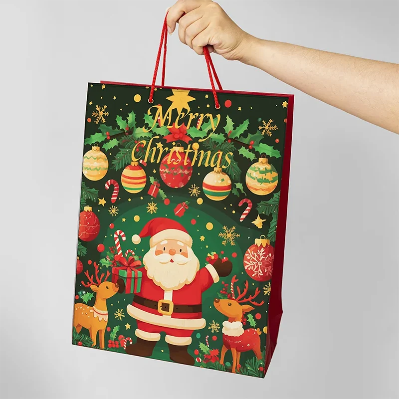 Feestelijk cadeau boodschappentas