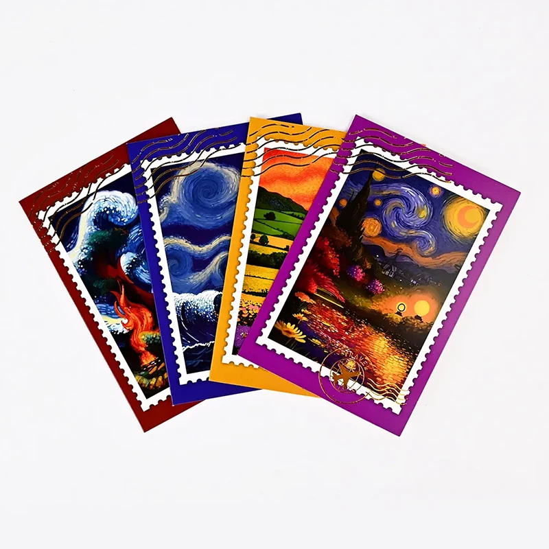 Hot Stamp-wenskaarten met enveloppen