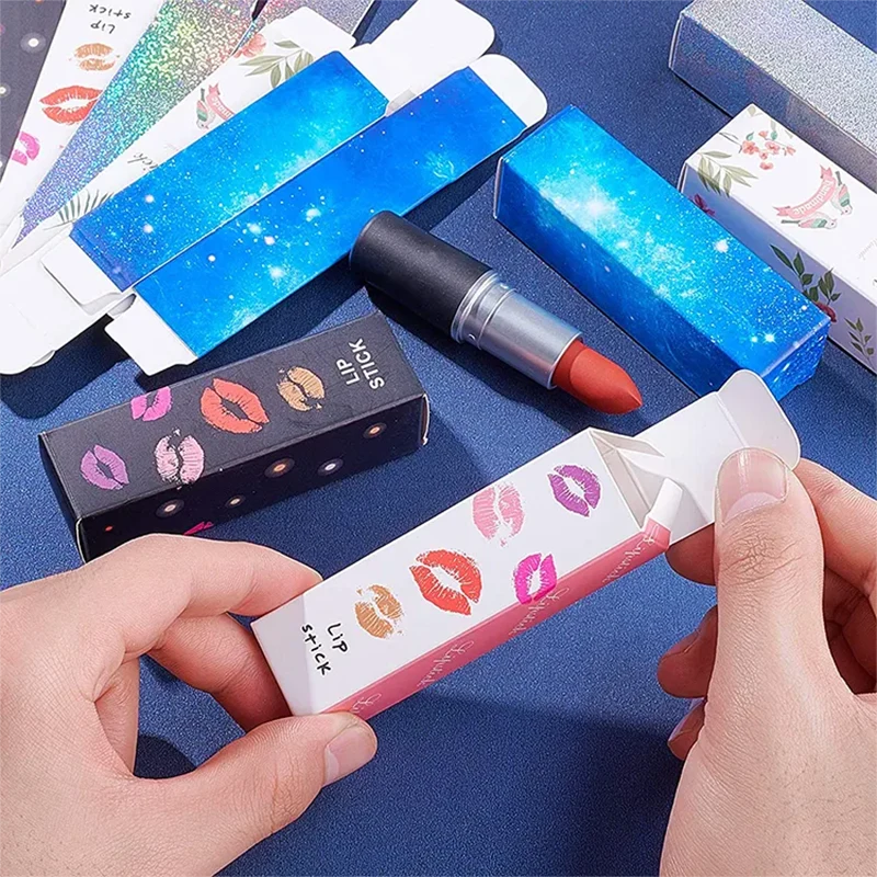 Lipgloss opbergbuis papieren cosmetische doos