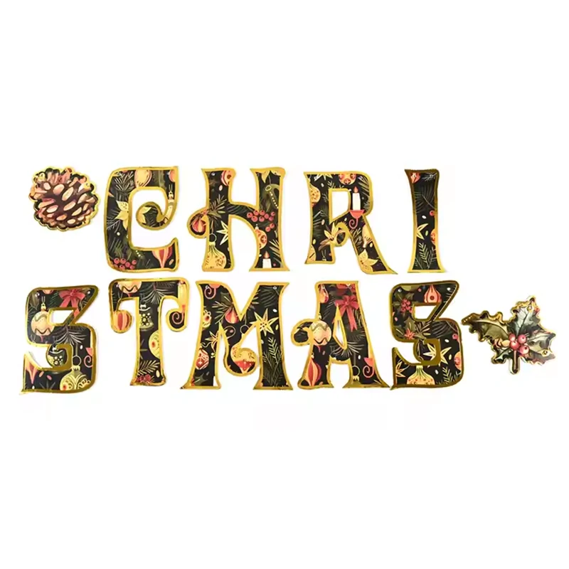 Vrolijke kerstmuurhangende banner