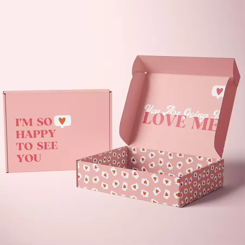 Roze gepersonaliseerde abonnementsmailerbox