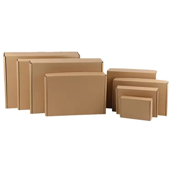 Recyclebare bruine kraftverpakking